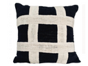 Housse de coussin en coton et jute "Melisha"