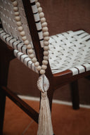 Grande suspension balinaise coquillage tigre