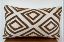 Housse de coussin brodée en coton "Wajik"