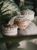 Petite boite à offrandes de Bali perles et coquillages