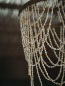 Petit luminaire balinais en coquillages