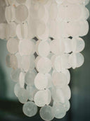Lustre suspension en nacre Capiz