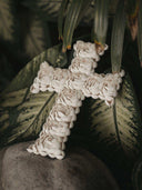 Croix en coquillages Bali