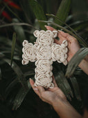 Croix en coquillages Bali