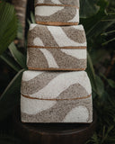 Boite à offrandes de Bali à motif ethnique Natu