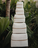 Boite à offrandes de Bali à motif ethnique Putuh
