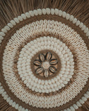 Décoration murale en raphia "Soleya" – Cauris