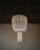 Lustre Balinais suspension Medusa en coquillages