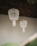 Lustre Balinais suspension Medusa en coquillages
