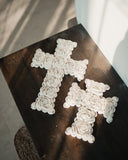 Croix en coquillages Bali