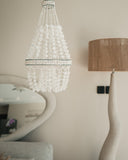 Lustre suspension balinaise en coquillages