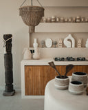 Lustre Balinais suspension Medusa en Perles