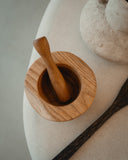 Mortier et pilon en bois "Hati"