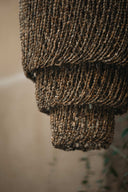Lustre Balinais en Coquillages sombre