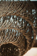 Lustre Balinais en Coquillages sombre
