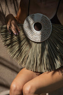 Collier Papou Jerami en coquillages et paille naturelle