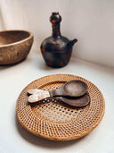 Grande cuillère en noix de coco et nacre