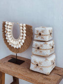 Boite à Offrandes balinaise en perles et coquillages