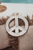Peace and Love en coquillage bohème
