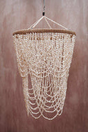Lustre balinais coquillages bohème chic